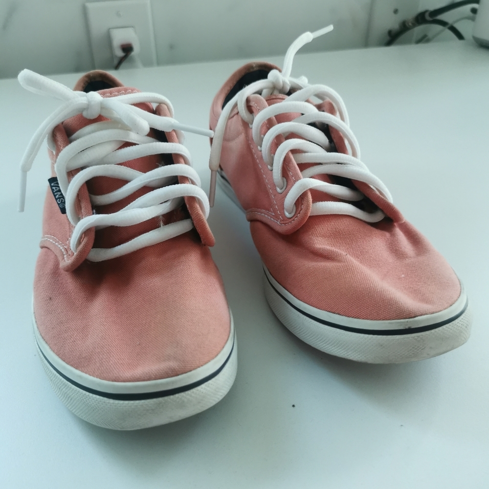 Pink vans shoes